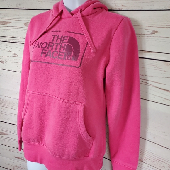 The North Face pink classic hoodie women's S - Picture 4 of 9